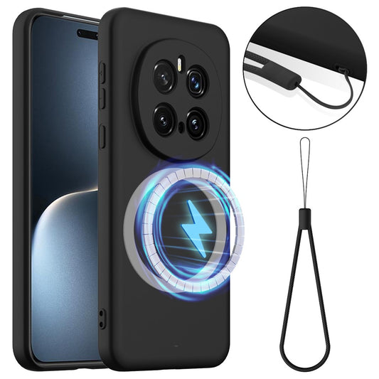 Honor Magic7 Pro 5G Magnetische Handyhülle – Schutzhülle aus stoßfestem Flüssigsilikon