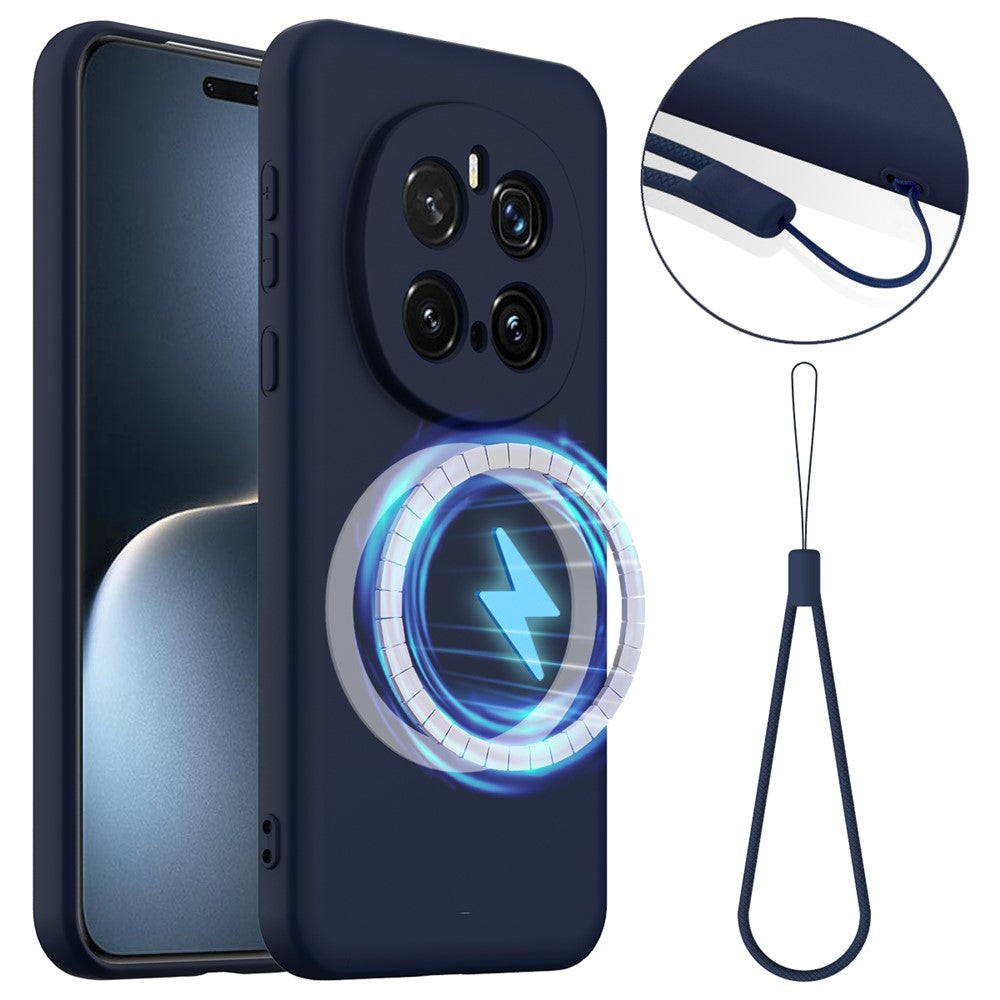 Honor Magic7 Pro 5G Magnetische Handyhülle – Schutzhülle aus stoßfestem Flüssigsilikon