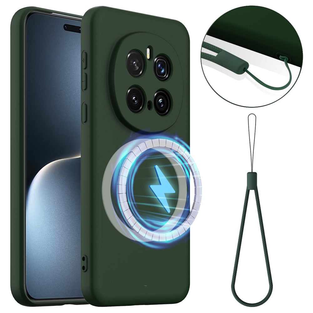 Honor Magic7 Pro 5G Magnetische Handyhülle – Schutzhülle aus stoßfestem Flüssigsilikon