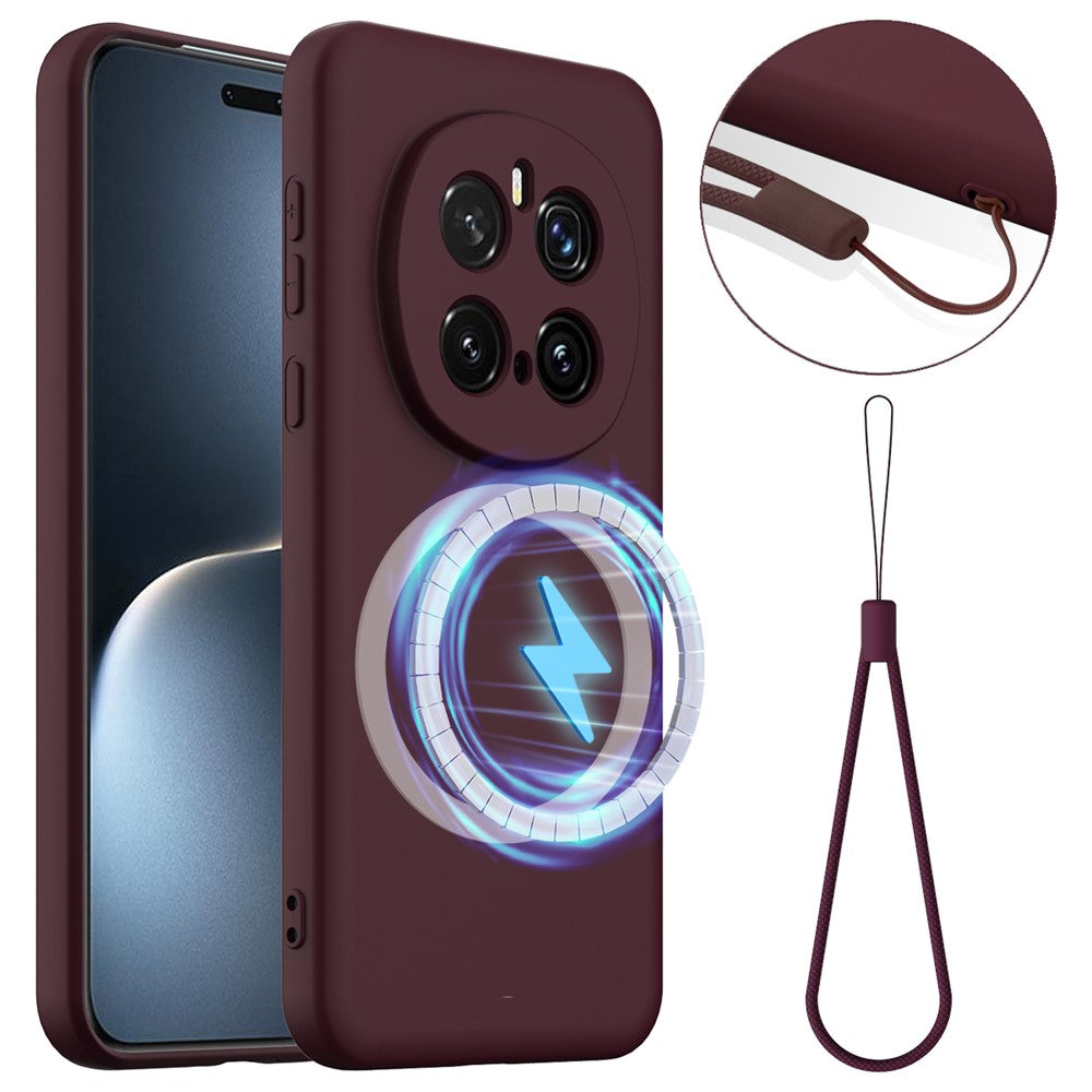 Honor Magic7 Pro 5G Magnetische Handyhülle – Schutzhülle aus stoßfestem Flüssigsilikon