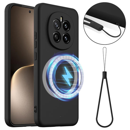 Honor Magic7 5G Magnetische Handyhülle – Schutzhülle aus stoßfestem Flüssigsilikon