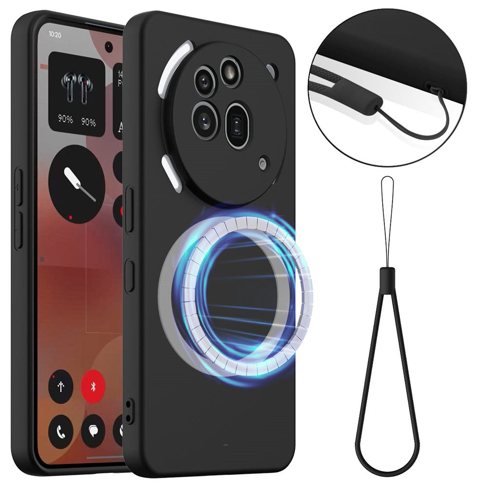 Nothing Phone (3a) Pro Magnetische Handyhülle – Schutzhülle aus stoßfestem Flüssigsilikon