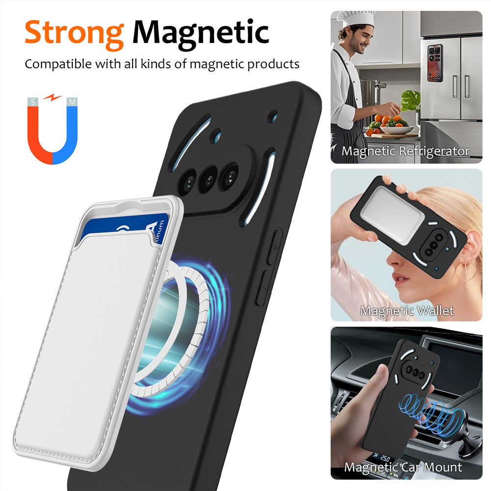 Nothing Phone (3a) Magnetische Handyhülle – Schutzhülle aus stoßfestem Flüssigsilikon