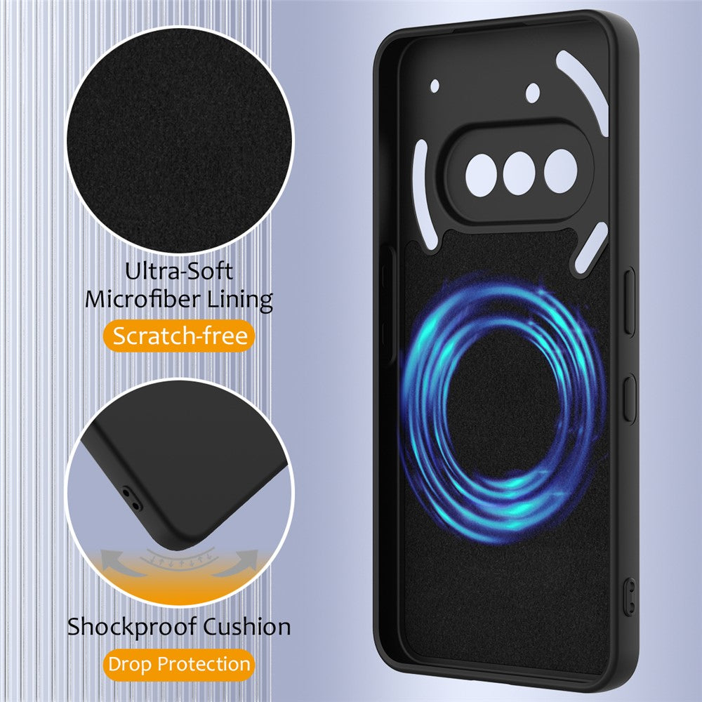 Nothing Phone (3a) Magnetische Handyhülle – Schutzhülle aus stoßfestem Flüssigsilikon