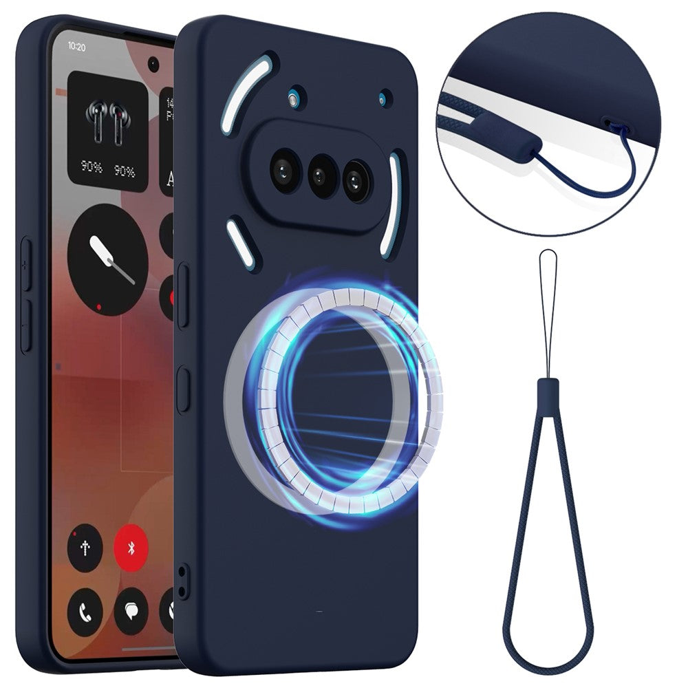 Nothing Phone (3a) Magnetische Handyhülle – Schutzhülle aus stoßfestem Flüssigsilikon