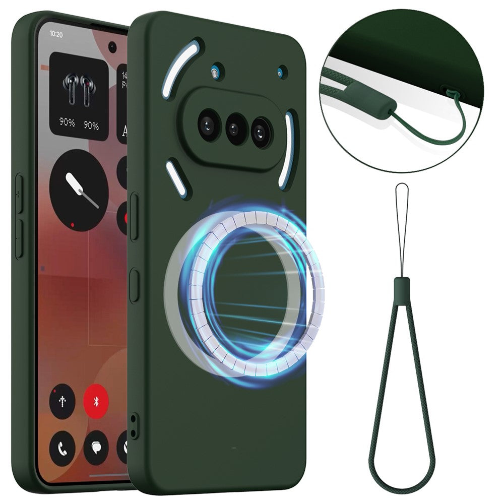 Nothing Phone (3a) Magnetische Handyhülle – Schutzhülle aus stoßfestem Flüssigsilikon