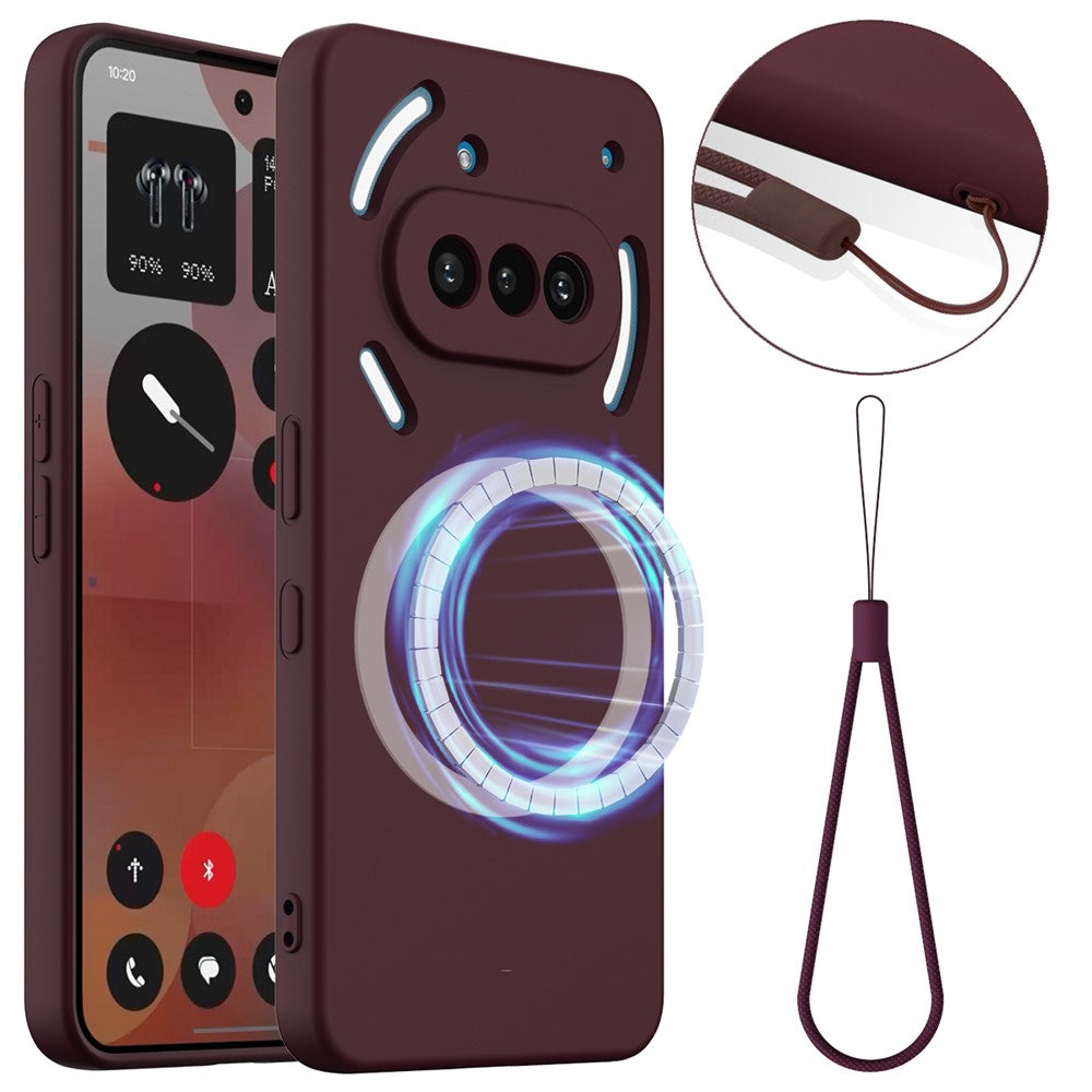 Nothing Phone (3a) Magnetische Handyhülle – Schutzhülle aus stoßfestem Flüssigsilikon