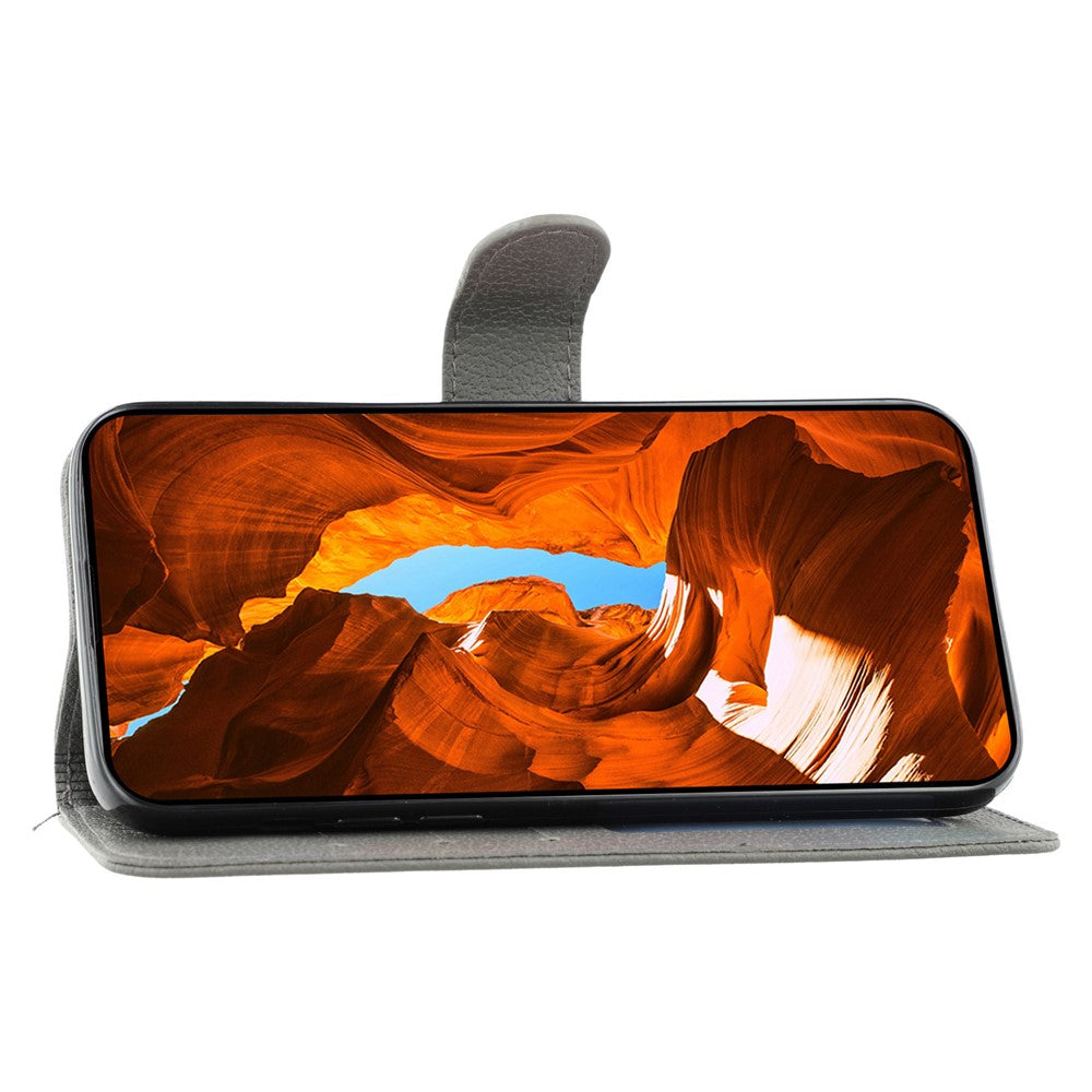 Nothing CMF Phone 1 Wallet-Handyhülle – Mit Federmuster, aus PU-Leder