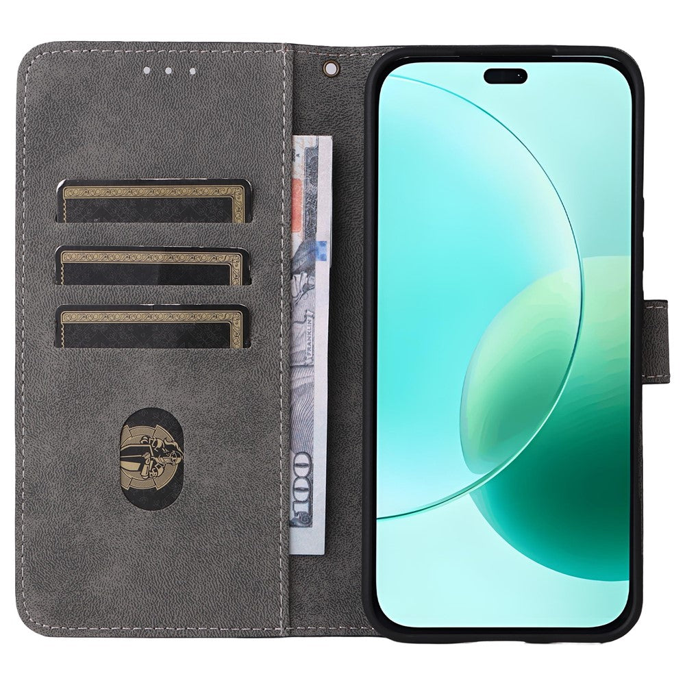 For Honor 400 Lite 5G Case Wallet RFID Blocking PU Leather Cover Stand with Strap