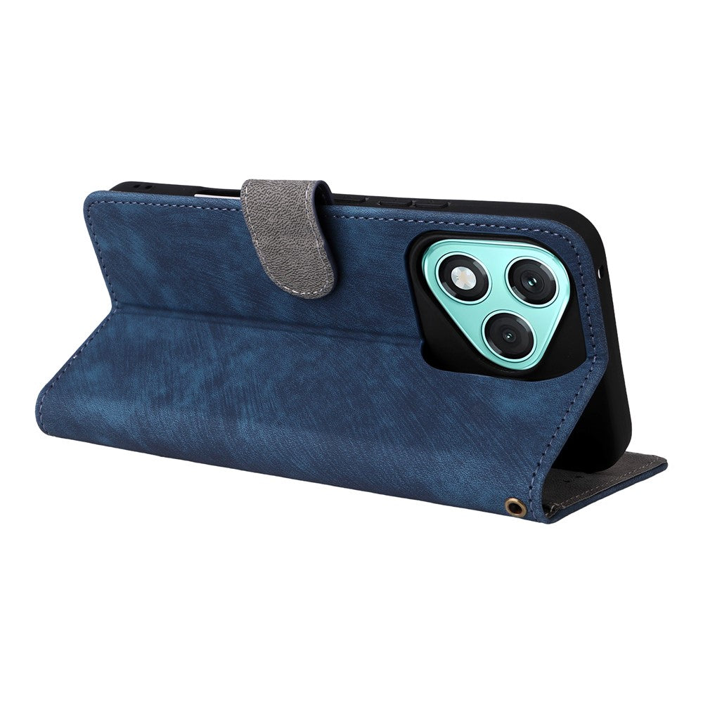 For Honor 400 Lite 5G Case Wallet RFID Blocking PU Leather Cover Stand with Strap