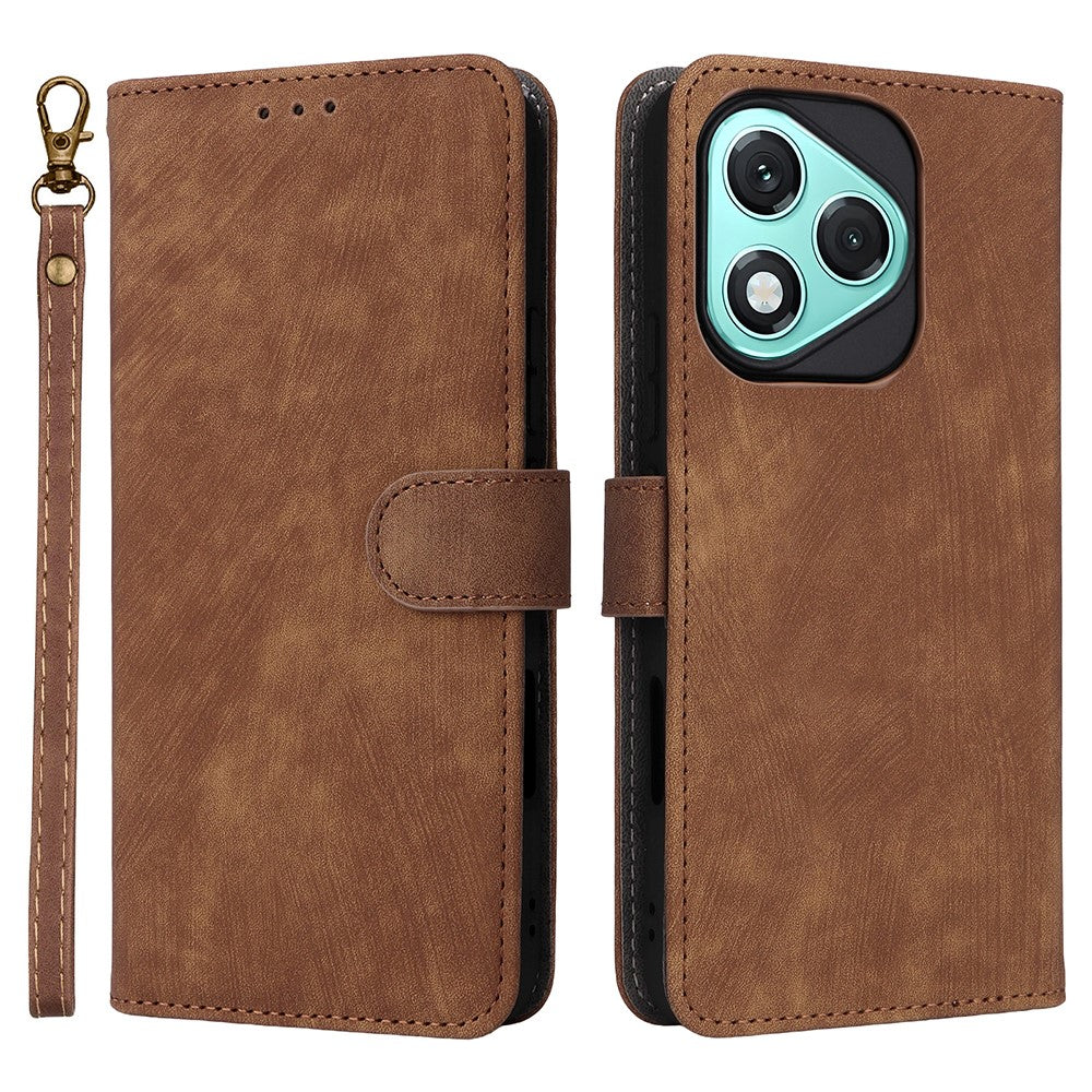 For Honor 400 Lite 5G Case Wallet RFID Blocking PU Leather Cover Stand with Strap