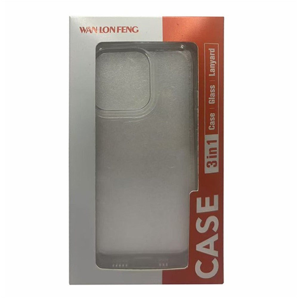 Nothing Phone (3a) Transparente Handyhülle – Aus TPU & Acryl, mit Schutzglasfolie