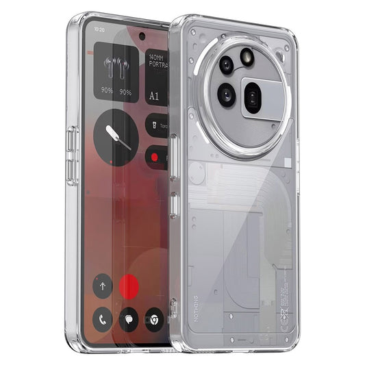 Nothing Phone (3a) Pro Transparente Handyhülle – Aus TPU & Acryl, mit Schutzglasfolie