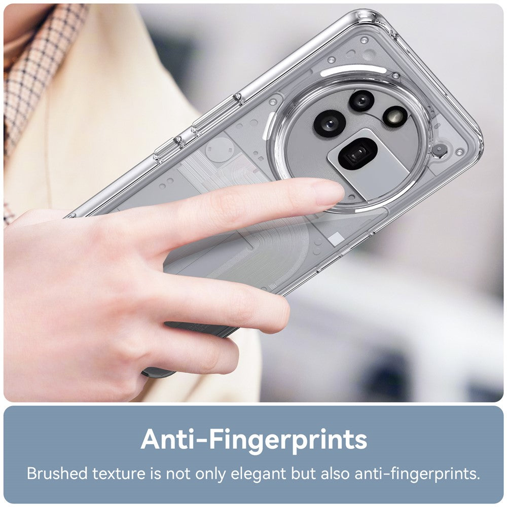 Nothing Phone (3a) Pro Transparente Handyhülle – Aus TPU & Acryl, mit Schutzglasfolie