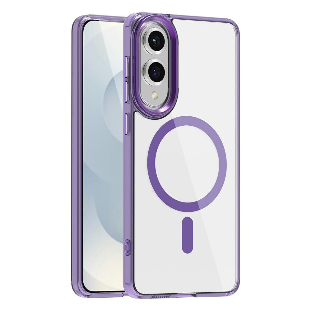 Galaxy S25 Edge Magnet-Hülle – Transparent & Kratzfest