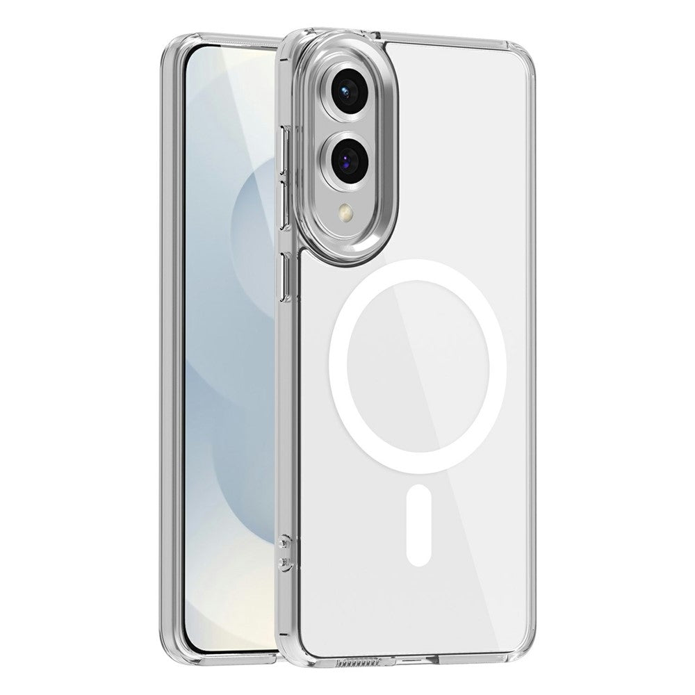 Galaxy S25 Edge Magnet-Hülle – Transparent & Kratzfest