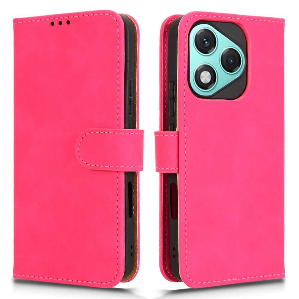 For Honor 400 Lite 5G Leather Case Skin Feel Anti Drop Wallet Flip Phone Cover