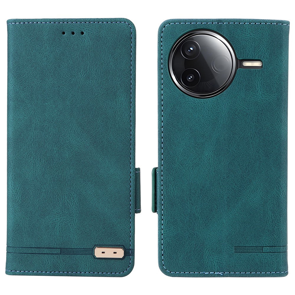 Leather Case For Xiaomi Poco F7 Pro 5G  /  F7 Ultra 5G  /  Redmi K80 Pro 5G  /  K80 5G Wallet Flip Phone Cover with Hardware Decor