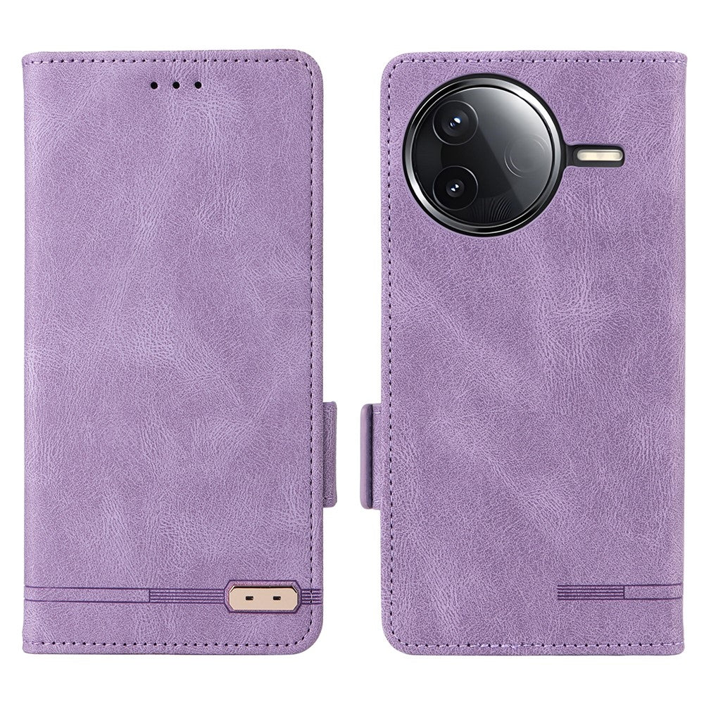 Leather Case For Xiaomi Poco F7 Pro 5G  /  F7 Ultra 5G  /  Redmi K80 Pro 5G  /  K80 5G Wallet Flip Phone Cover with Hardware Decor