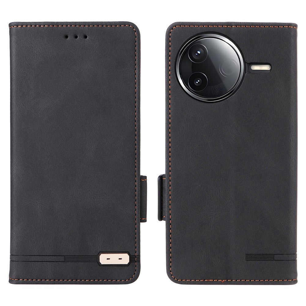Leather Case For Xiaomi Poco F7 Pro 5G  /  F7 Ultra 5G  /  Redmi K80 Pro 5G  /  K80 5G Wallet Flip Phone Cover with Hardware Decor