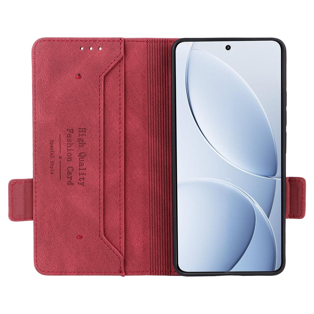 Leather Case For Xiaomi Poco F7 Pro 5G  /  F7 Ultra 5G  /  Redmi K80 Pro 5G  /  K80 5G Wallet Flip Phone Cover with Hardware Decor