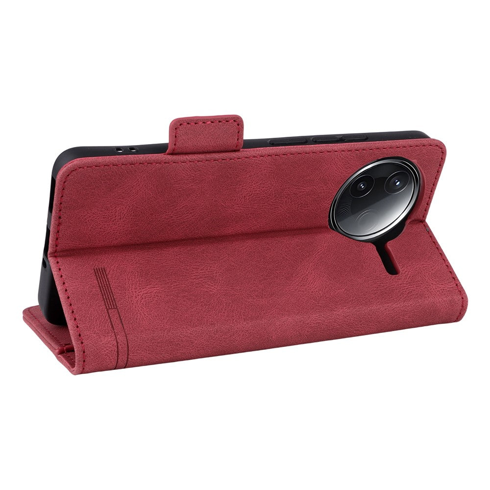 Leather Case For Xiaomi Poco F7 Pro 5G  /  F7 Ultra 5G  /  Redmi K80 Pro 5G  /  K80 5G Wallet Flip Phone Cover with Hardware Decor