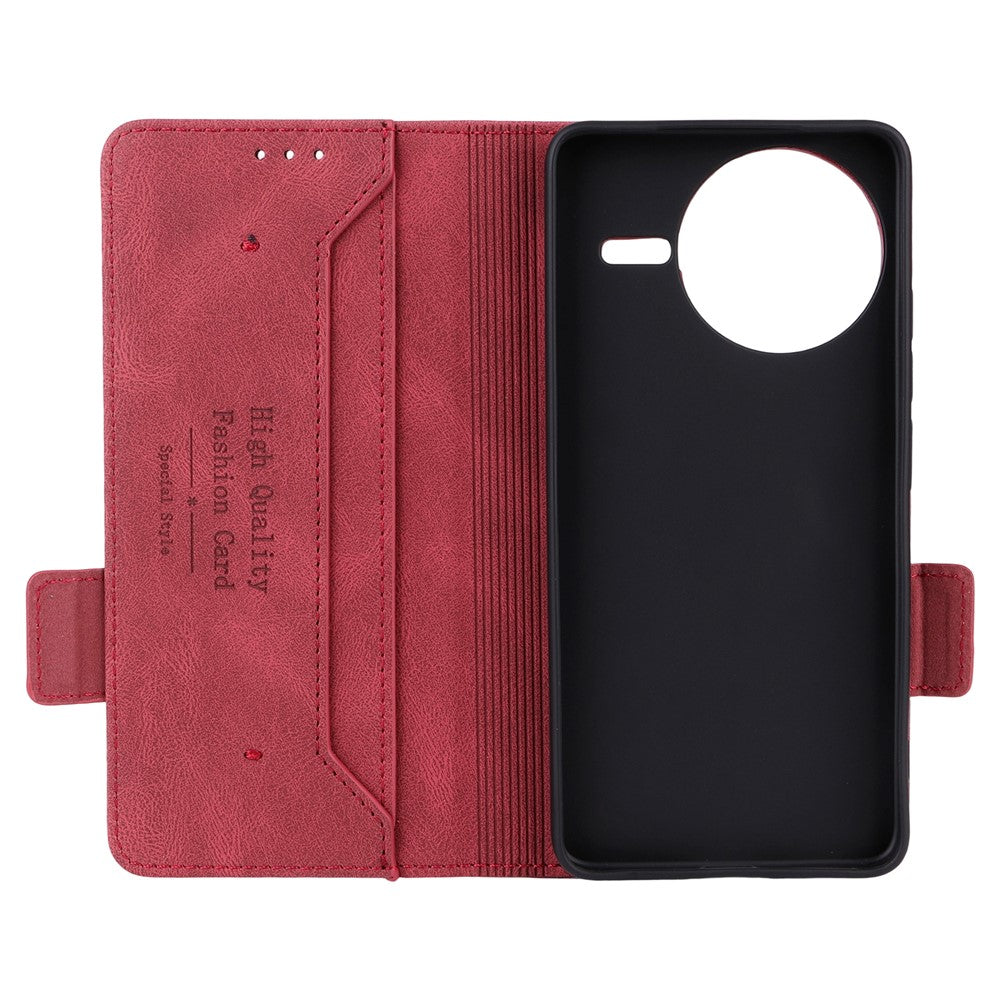 Leather Case For Xiaomi Poco F7 Pro 5G  /  F7 Ultra 5G  /  Redmi K80 Pro 5G  /  K80 5G Wallet Flip Phone Cover with Hardware Decor