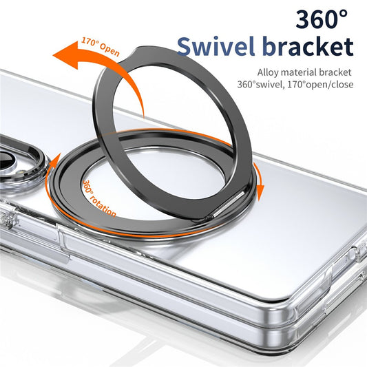 Galaxy Z Fold3 5G Handyhülle mit magnetischem Ständer & HD-Bildschirmfolie