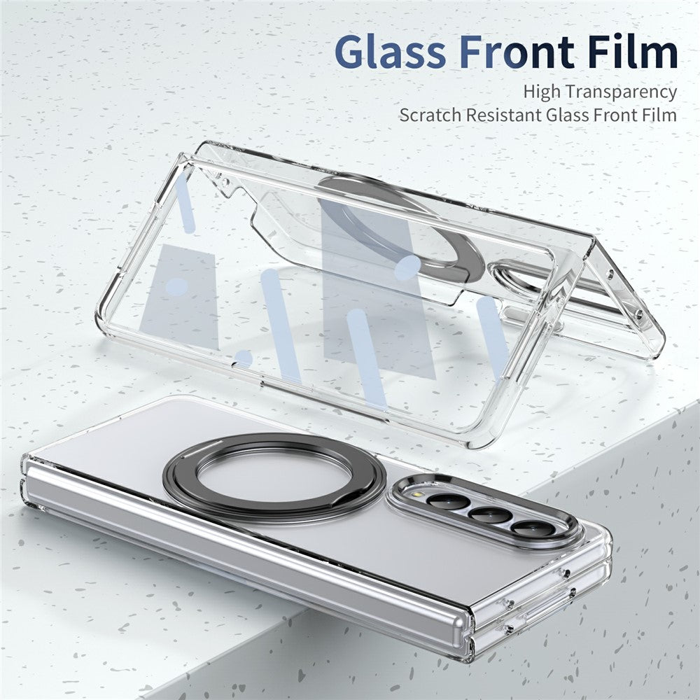 Galaxy Z Fold3 5G Handyhülle mit magnetischem Ständer & HD-Bildschirmfolie