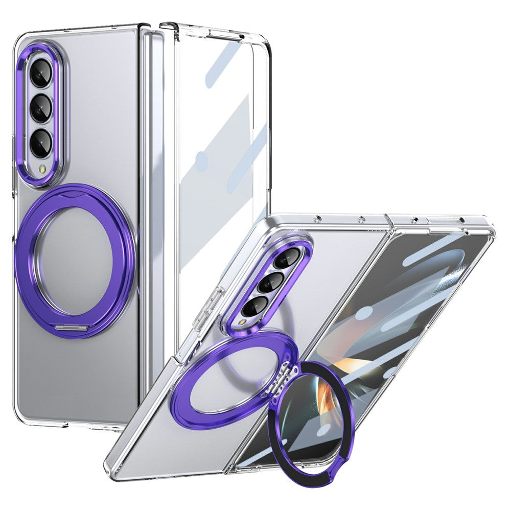 Galaxy Z Fold3 5G Handyhülle mit magnetischem Ständer & HD-Bildschirmfolie