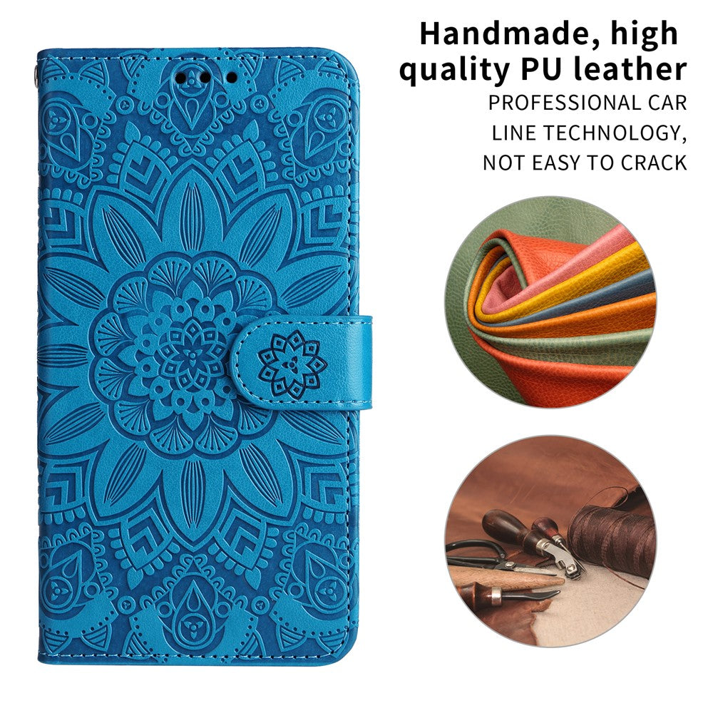 For Honor X70i / 400 Lite 5G Case Sunflower Imprint Leather Wallet Phone Cover