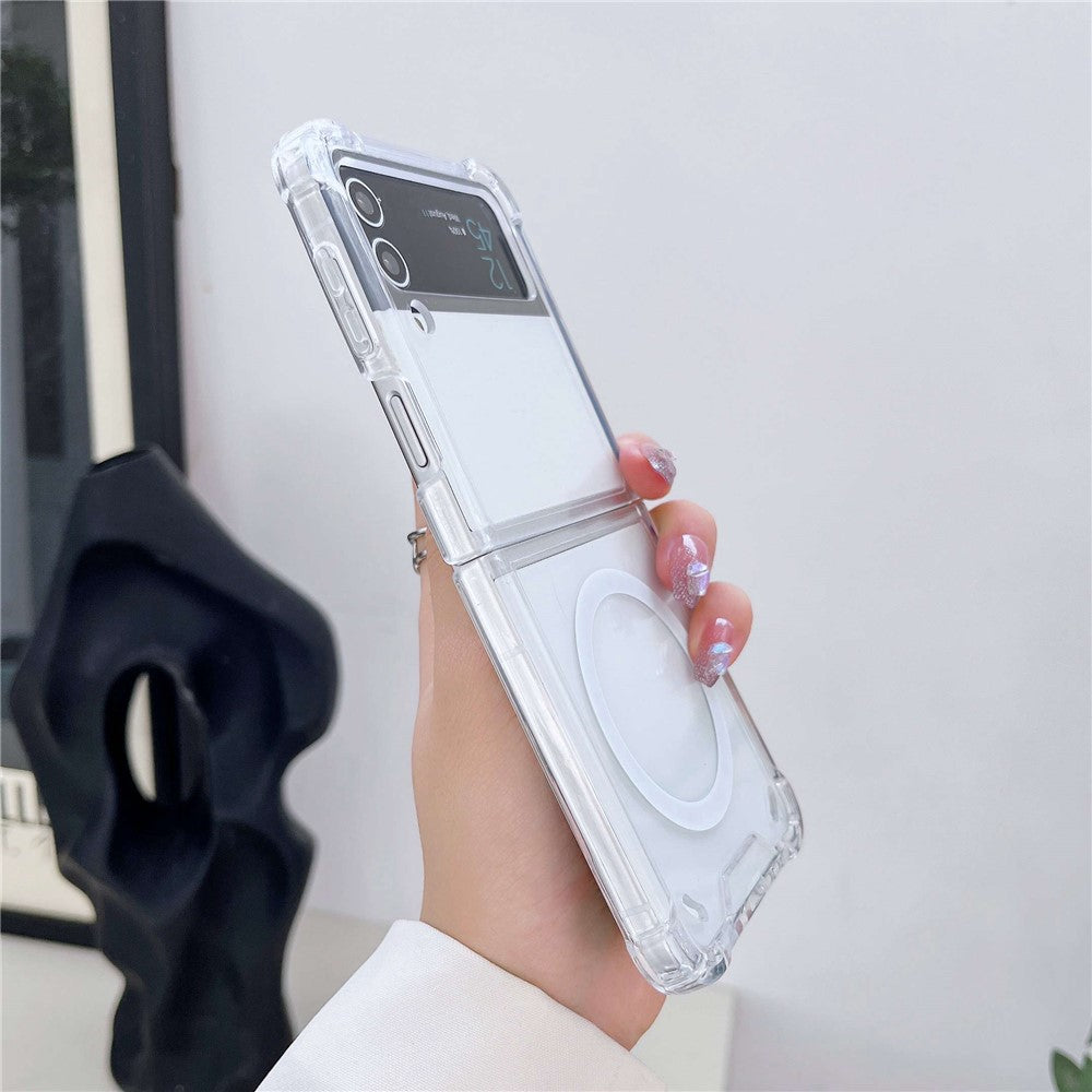 Galaxy Z Flip4 5G Schutzhülle – MagSafe-kompatibel, stoßfest & transparent