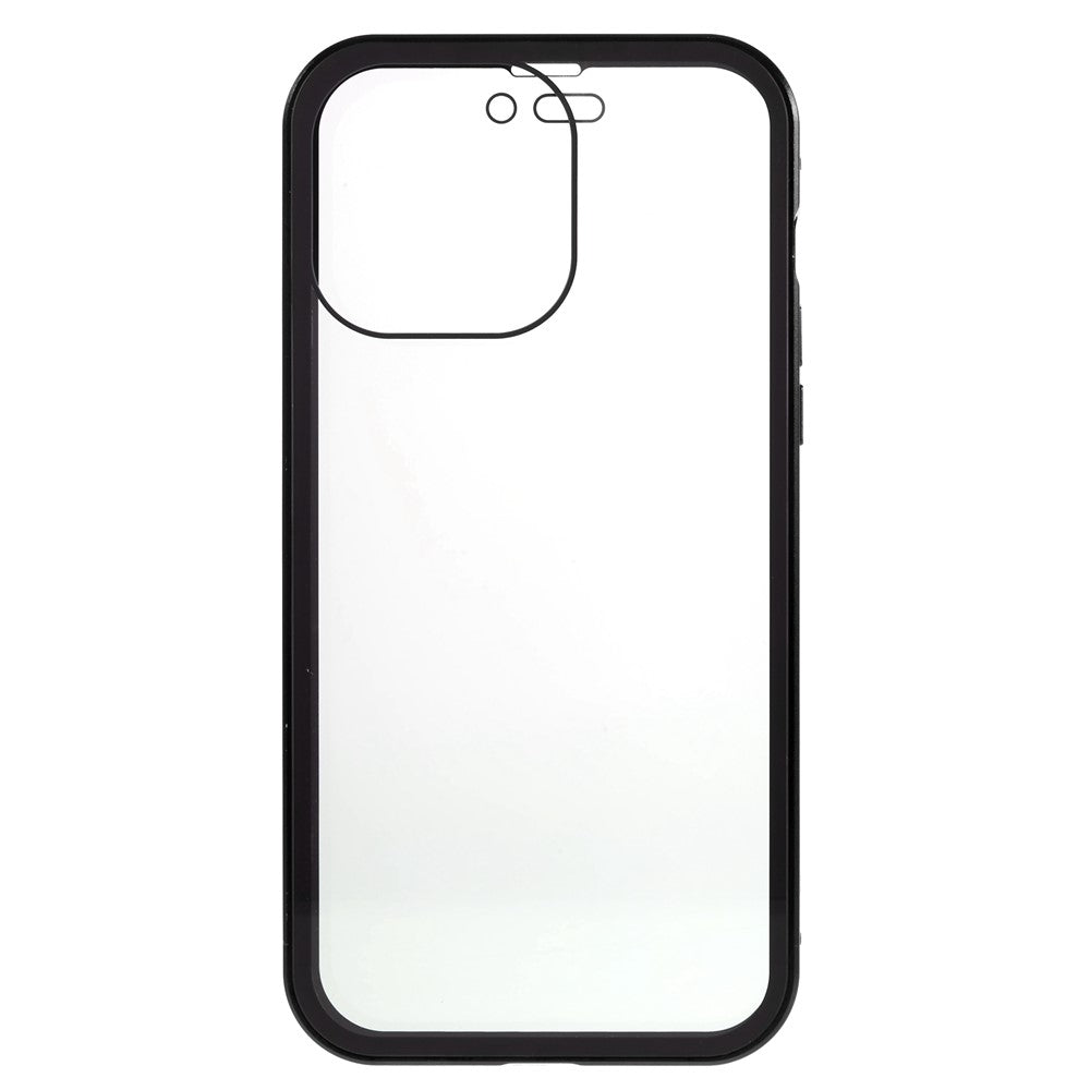 iPhone 14 Pro Anti-Spy-Hülle – mit Metallrahmen & gehärtetem Glas
