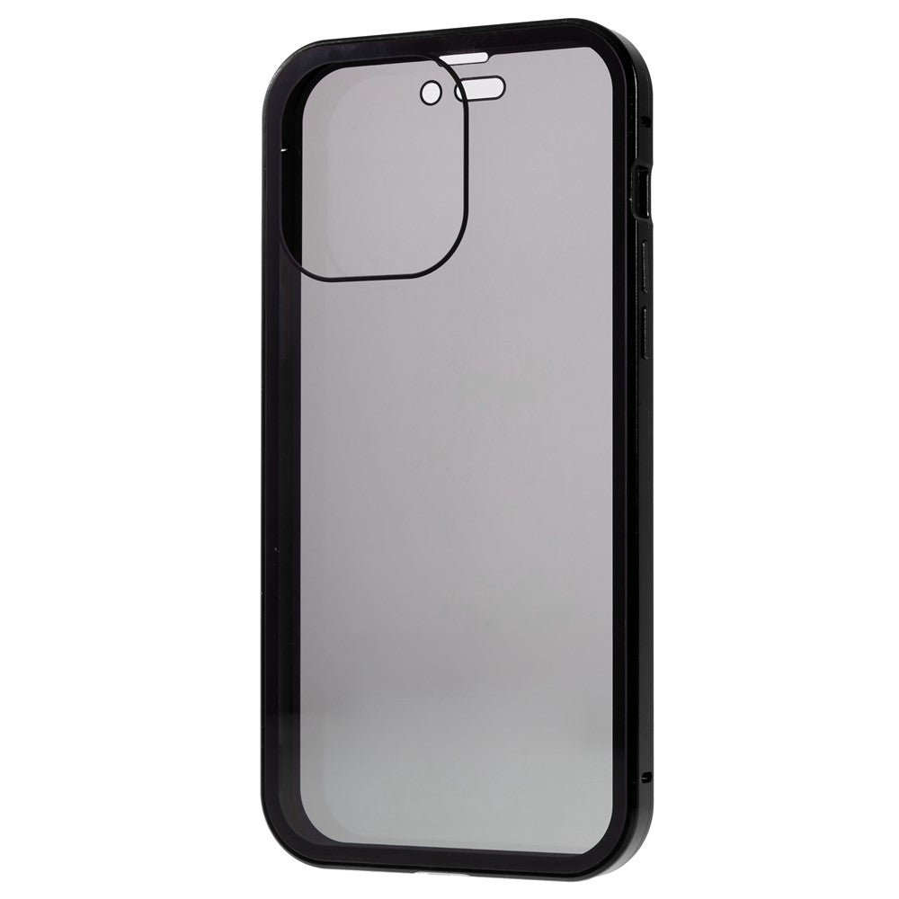 iPhone 14 Pro Anti-Spy-Hülle – mit Metallrahmen & gehärtetem Glas