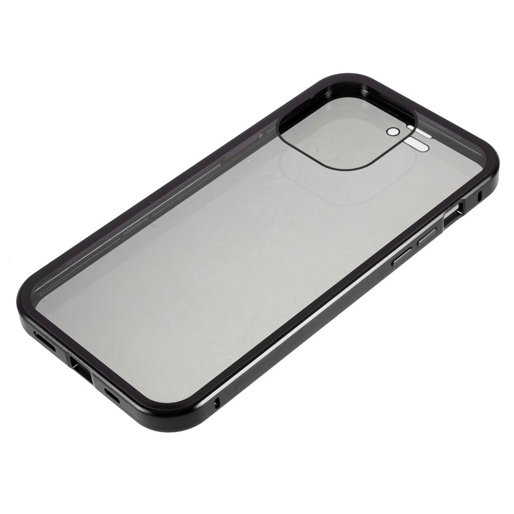 iPhone 14 Pro Anti-Spy-Hülle – mit Metallrahmen & gehärtetem Glas