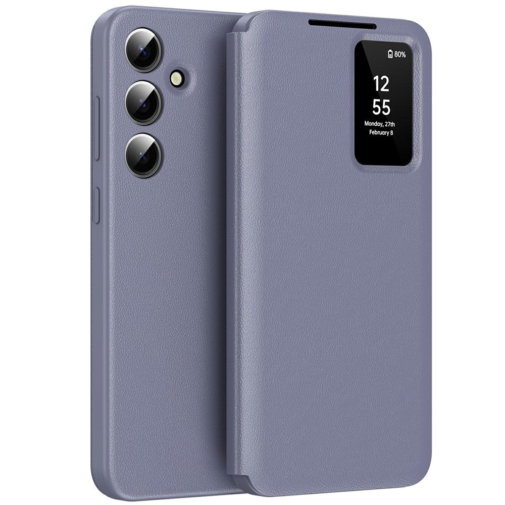 Galaxy A56 5G Lederhülle – Mit Kartenfach & Smart-View Fenster