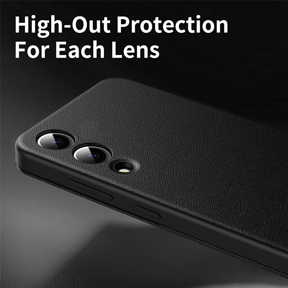 Galaxy S25 Edge Lederhülle – Mit Kartenfach & Smart-View Fenster