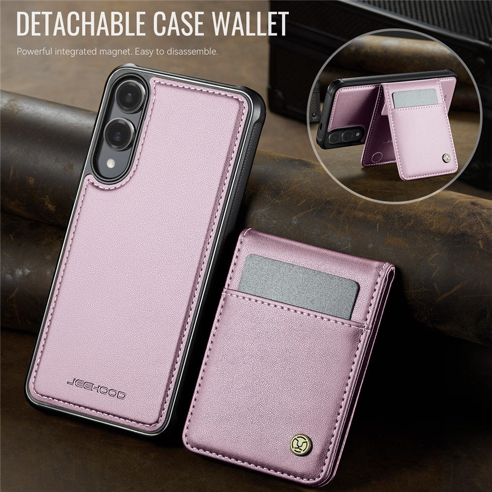 Galaxy S25 Edge Leder-Hülle mit Kartenfach & RFID-Schutz – MagSafe kompatibel