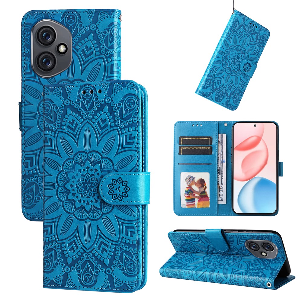 For Honor 400 5G (Global) Case Sunflower Imprint Leather Wallet Phone Cover