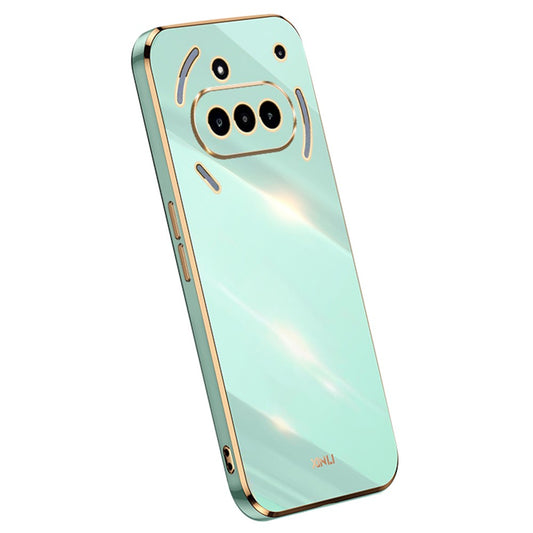 XINLI For Nothing Phone (3a) Case TPU Phone Cover with Electroplating Frame