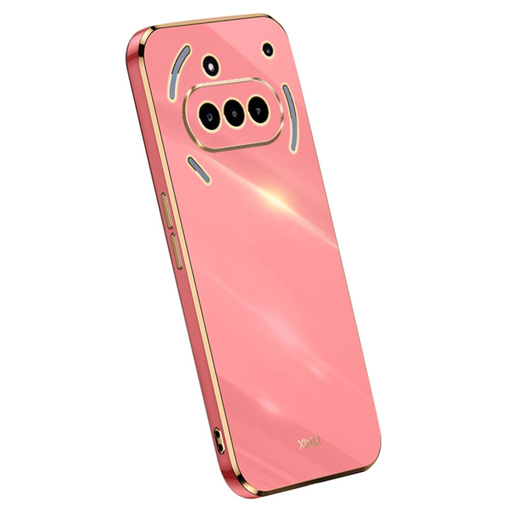 XINLI For Nothing Phone (3a) Case TPU Phone Cover with Electroplating Frame