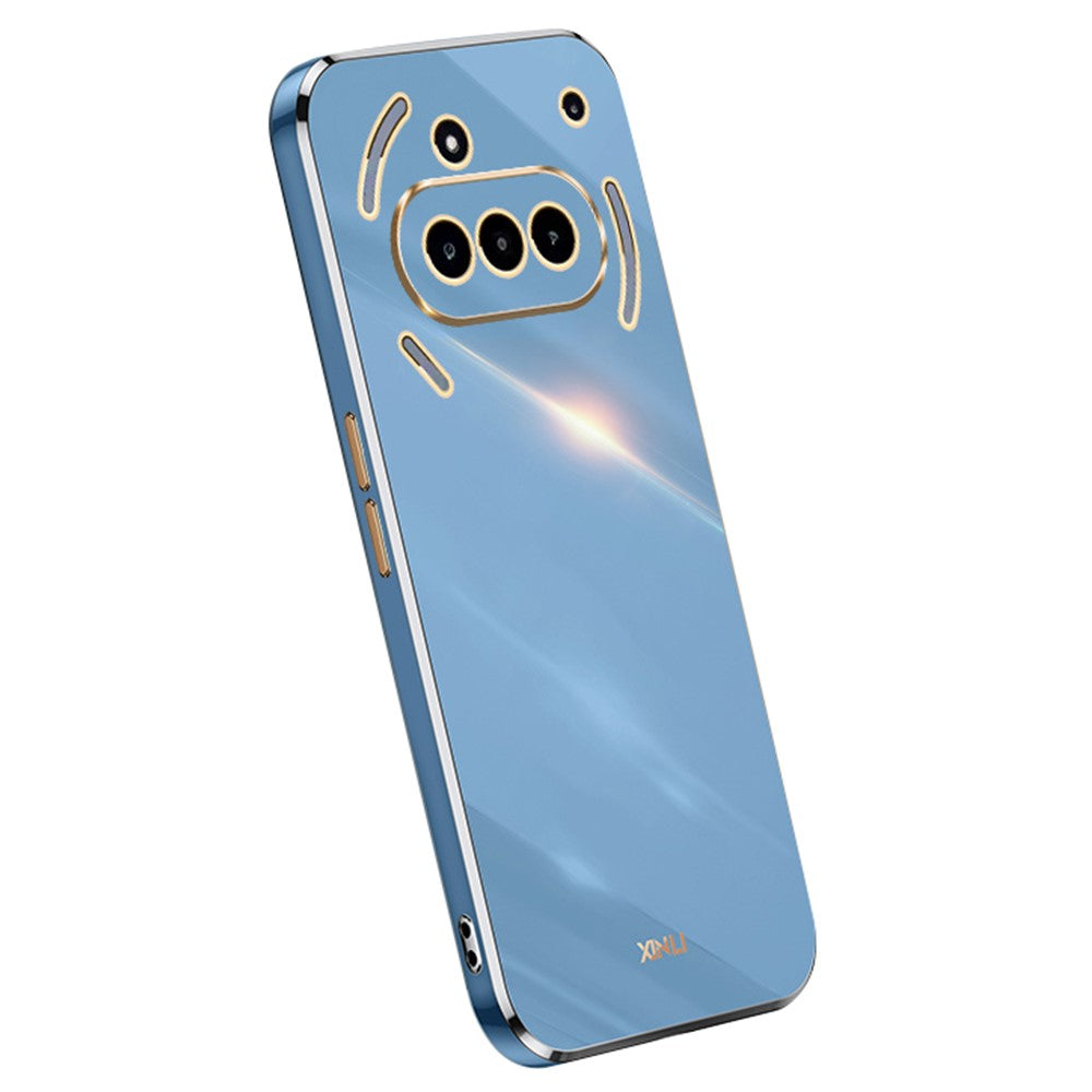 XINLI For Nothing Phone (3a) Case TPU Phone Cover with Electroplating Frame