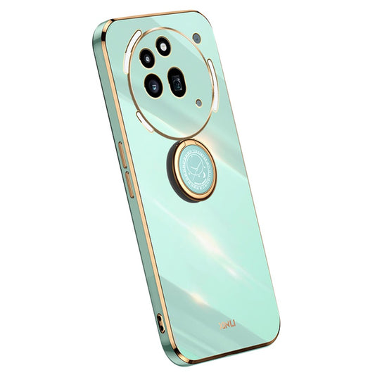 Nothing Phone (3a) Pro Handyhülle – Galvanisierte TPU-Rückseite, kratzfest, mit Ringständer