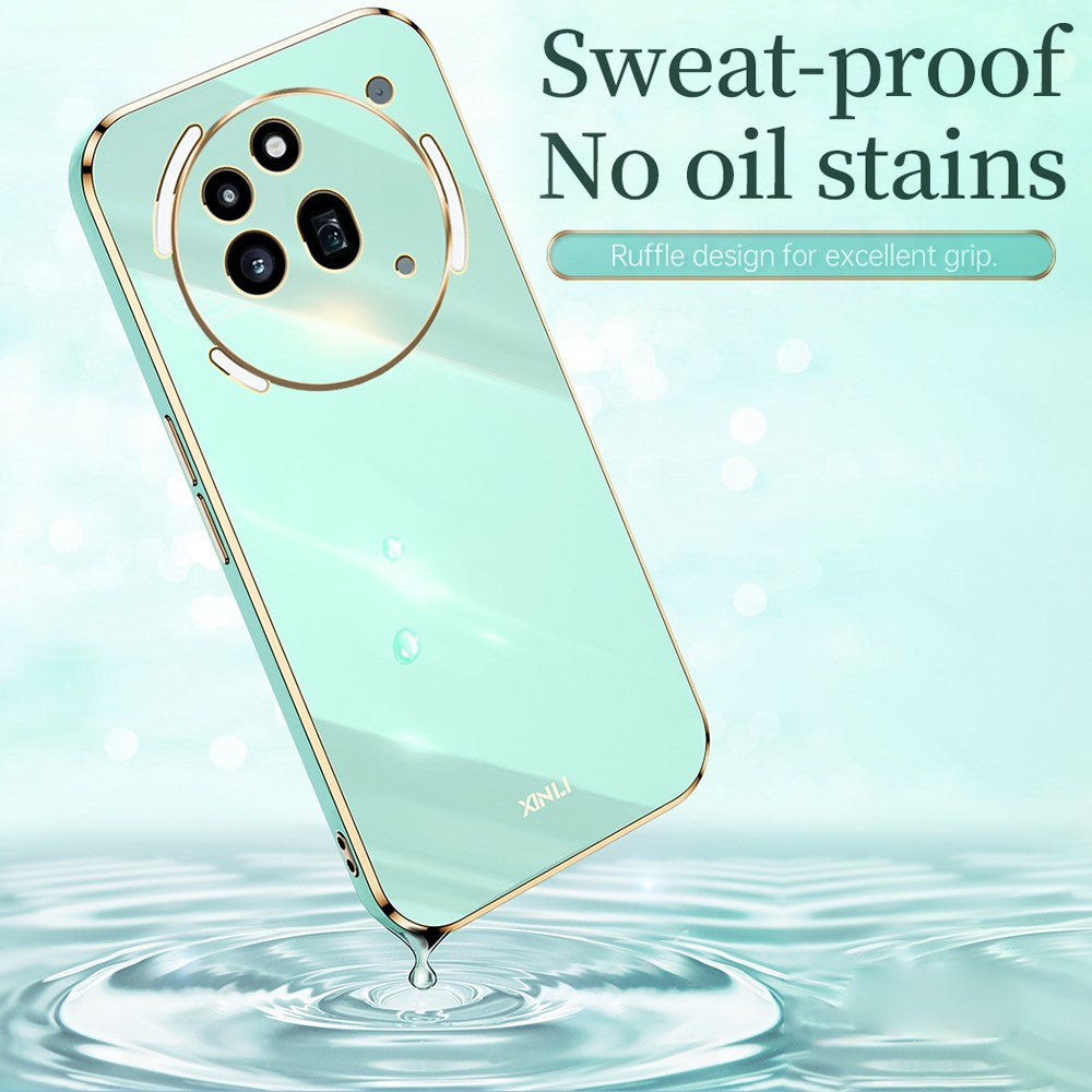 Nothing Phone (3a) Pro Handyhülle – Galvanisierte TPU-Rückseite, kratzfest, mit Ringständer