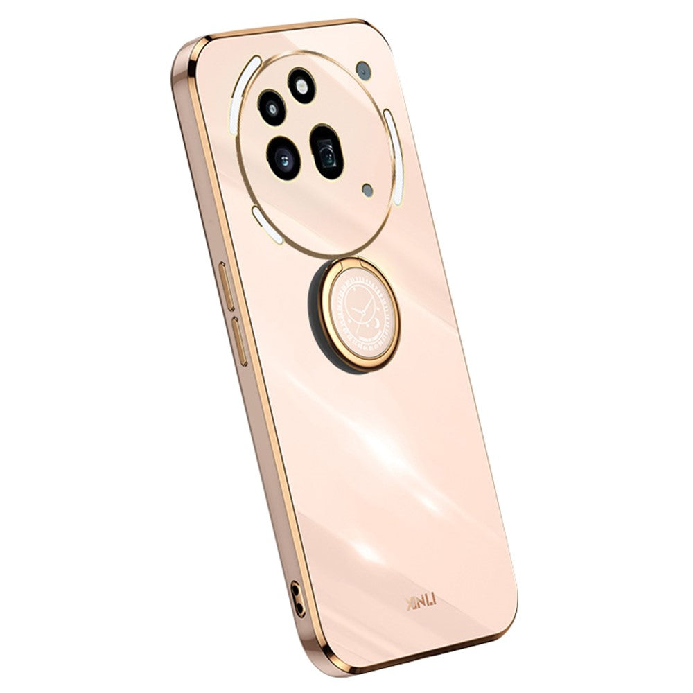 Nothing Phone (3a) Pro Handyhülle – Galvanisierte TPU-Rückseite, kratzfest, mit Ringständer