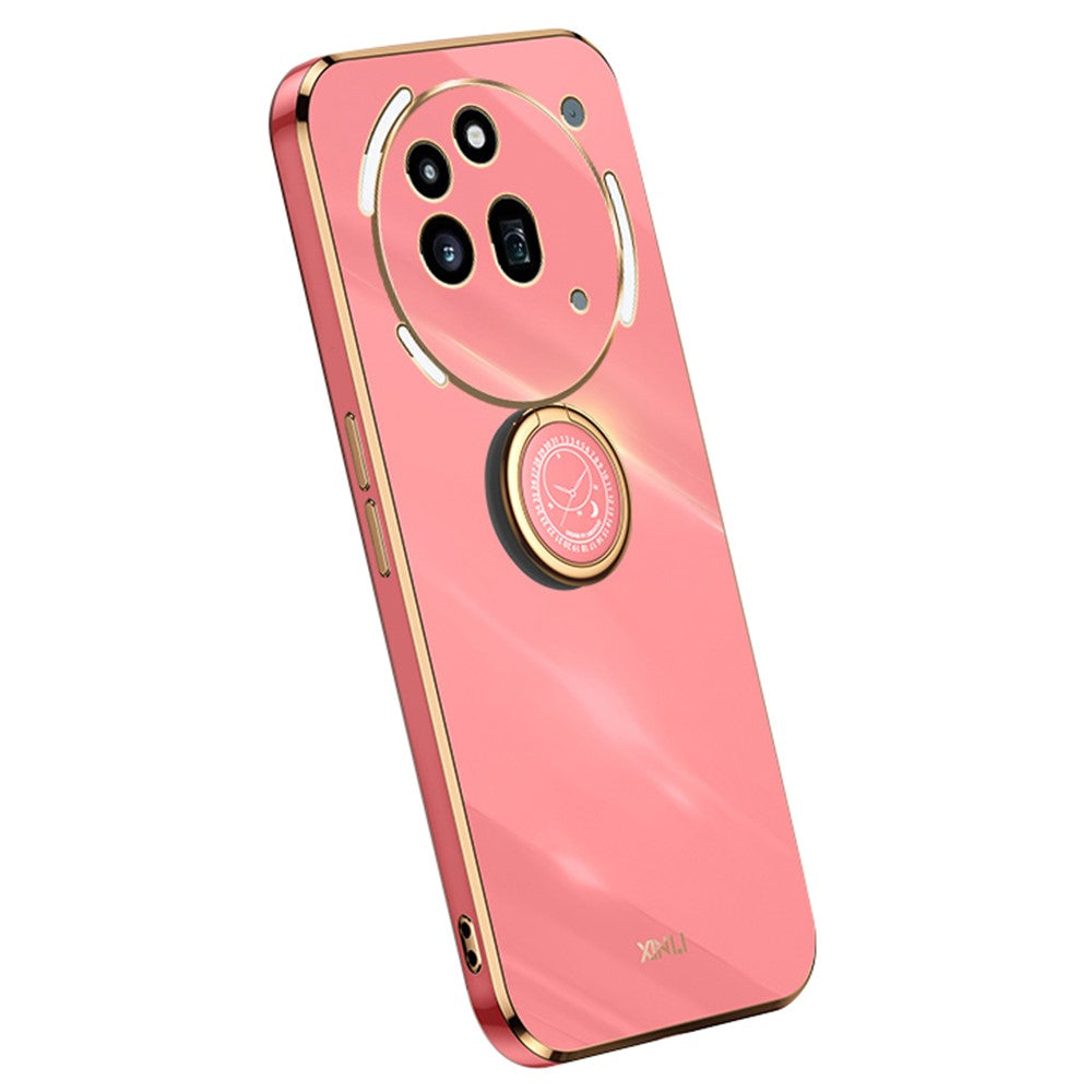 Nothing Phone (3a) Pro Handyhülle – Galvanisierte TPU-Rückseite, kratzfest, mit Ringständer