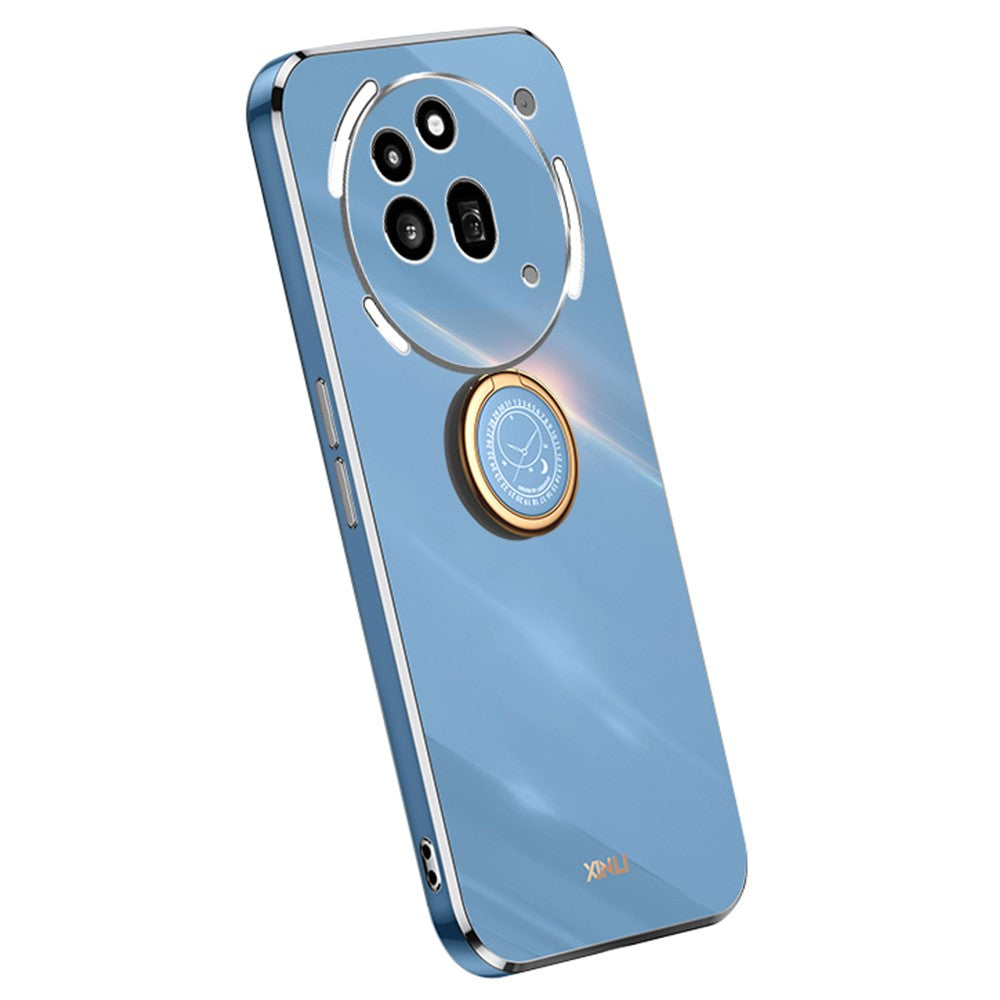 Nothing Phone (3a) Pro Handyhülle – Galvanisierte TPU-Rückseite, kratzfest, mit Ringständer