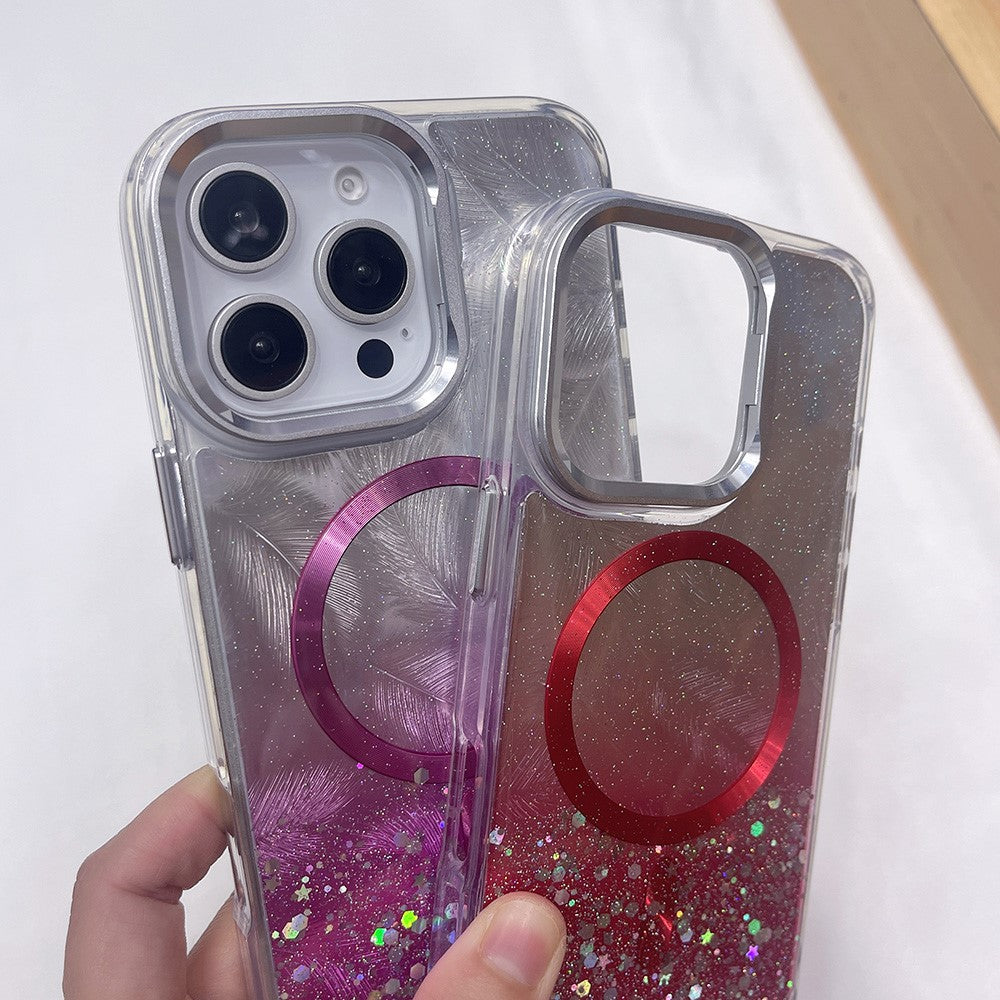 iPhone 15 Pro Max Magnet-Hülle mit Ständer & Kamera-Schutz