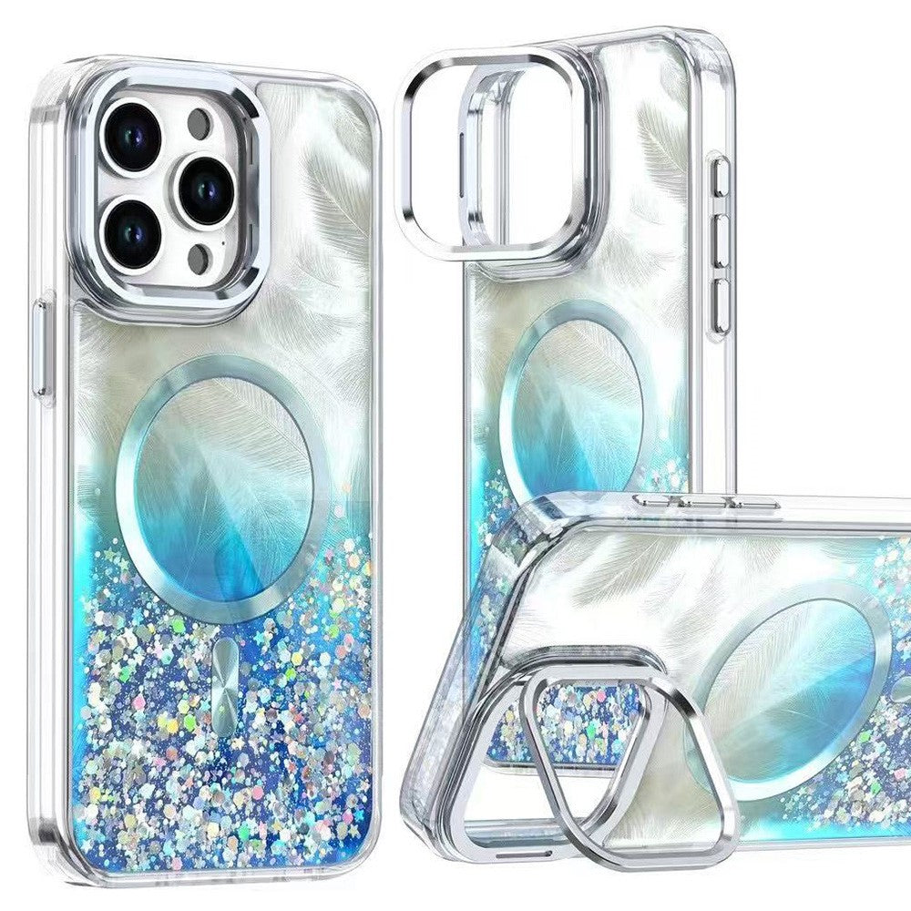 iPhone 15 Pro Magnet-Hülle mit Ständer & Kamera-Schutz