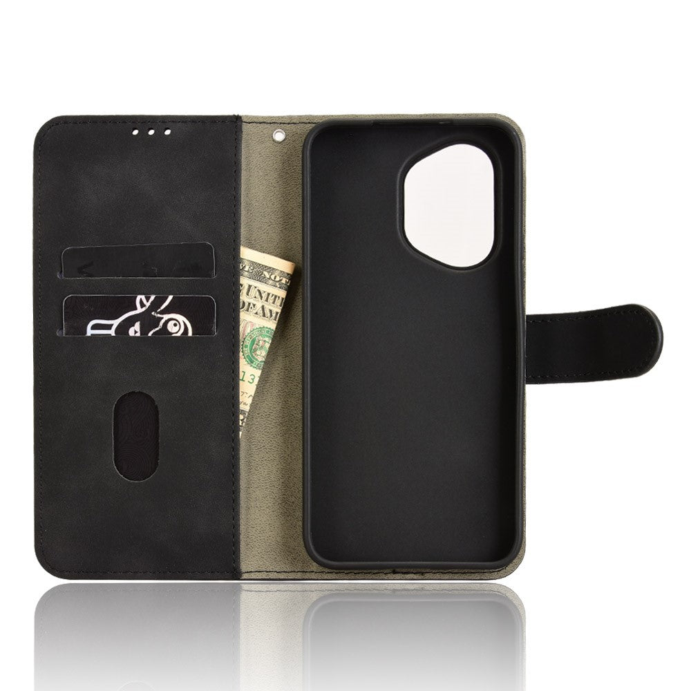 For Honor 400 5G (Global) Leather Case Skin Feel Anti Drop Wallet Flip Phone Cover